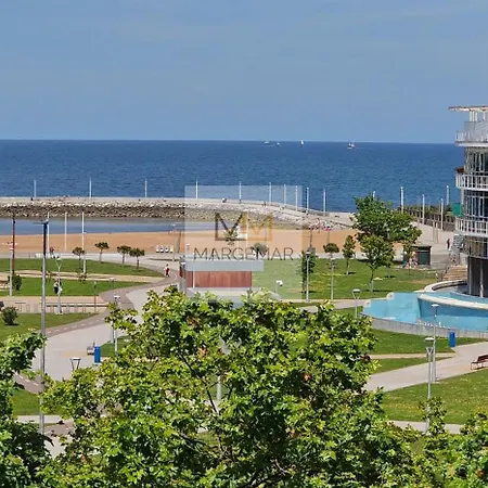 Beach View - 2 Hab Wifi Garaje - Vistas Al Mar - Vut-4745-As Gijón Exterior foto